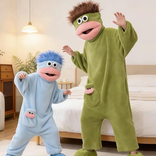 Detalle de HANXIULIN Deguisement Duo Silly Onesie Pajamas Deguisement Famille