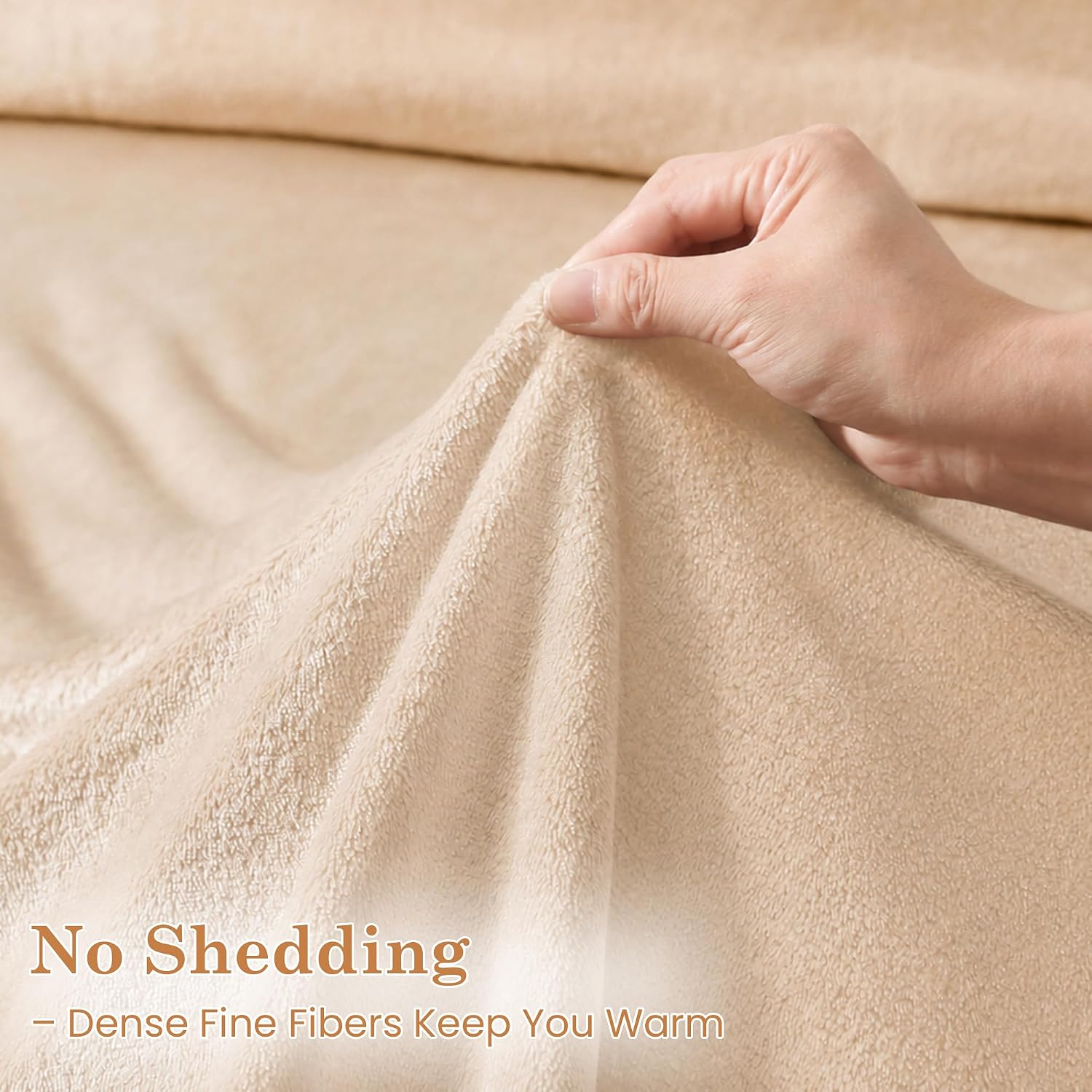Detalle 2 de Viviland VSHTSANDK King Fleece Sheet Set, 200 GSM, 15-Inch Deep Pocket