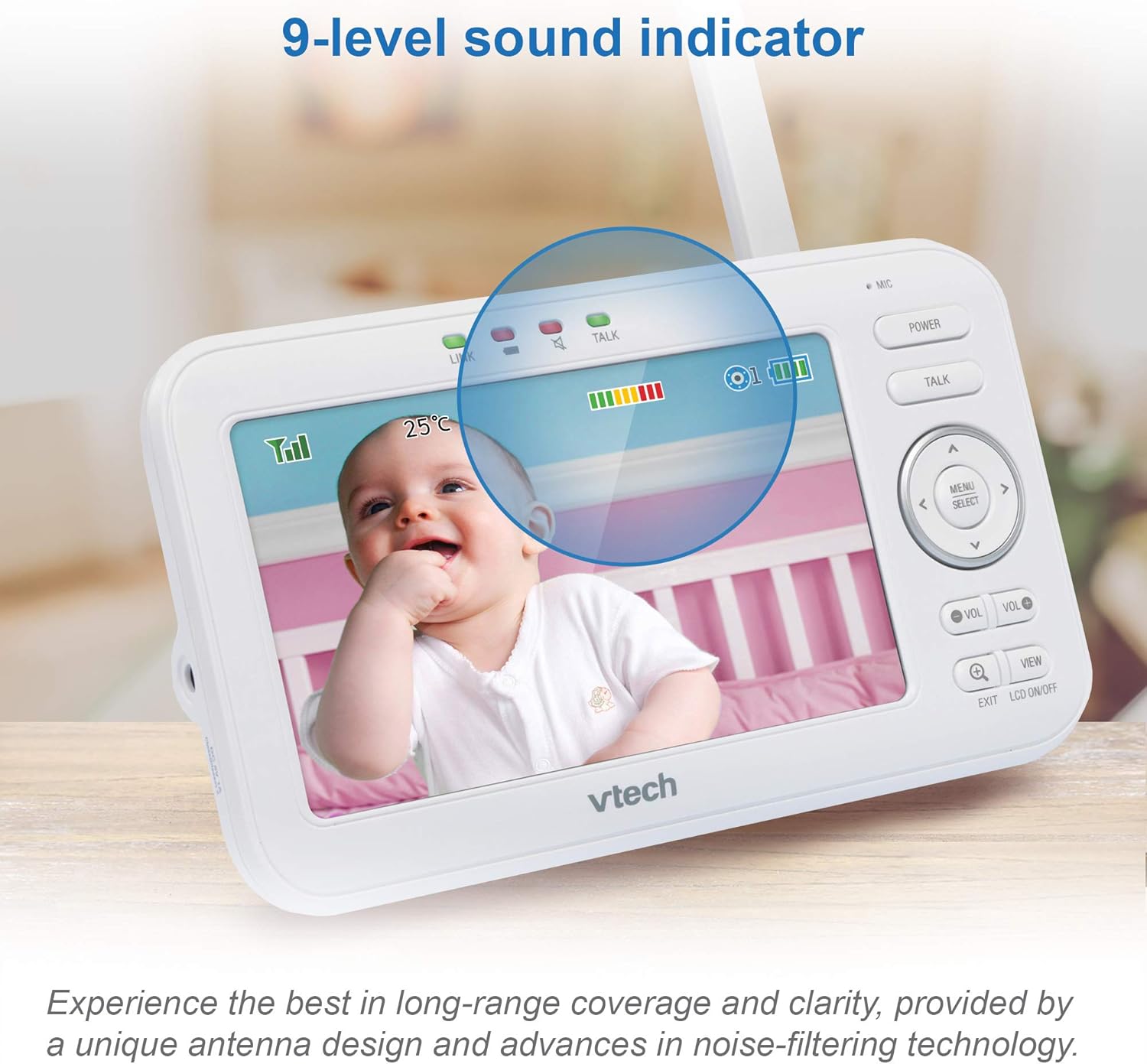 Thumbnail 6 de VTech LM808-1W Baby Monitor 300m