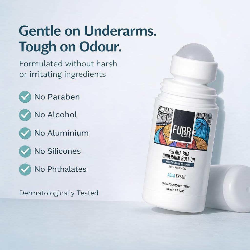 Thumbnail 3 de FURR By Pee Safe RC451 Underarm Roll-On, 4% AHA BHA, 40 ml