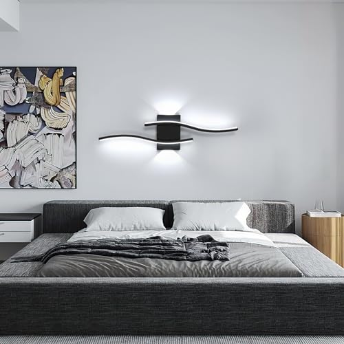 Thumbnail 6 de Comely Aplique Pared Interior LED 20 W | 2250 lm, Negro | Luz Blanca Fría 6500K, 60 cm