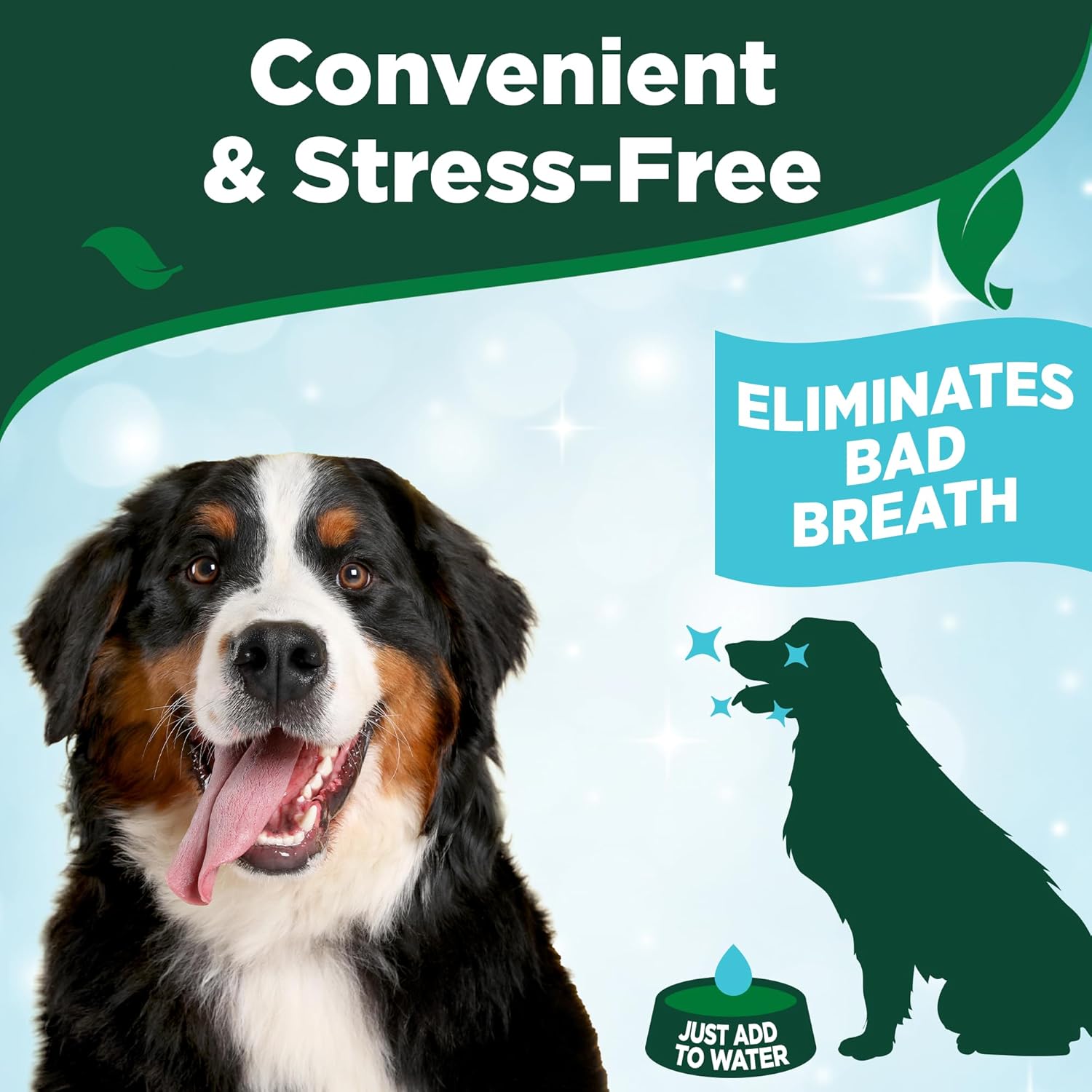 Detalle de Vet’s Best Breath Freshener, Water Additive For Dogs 500ml