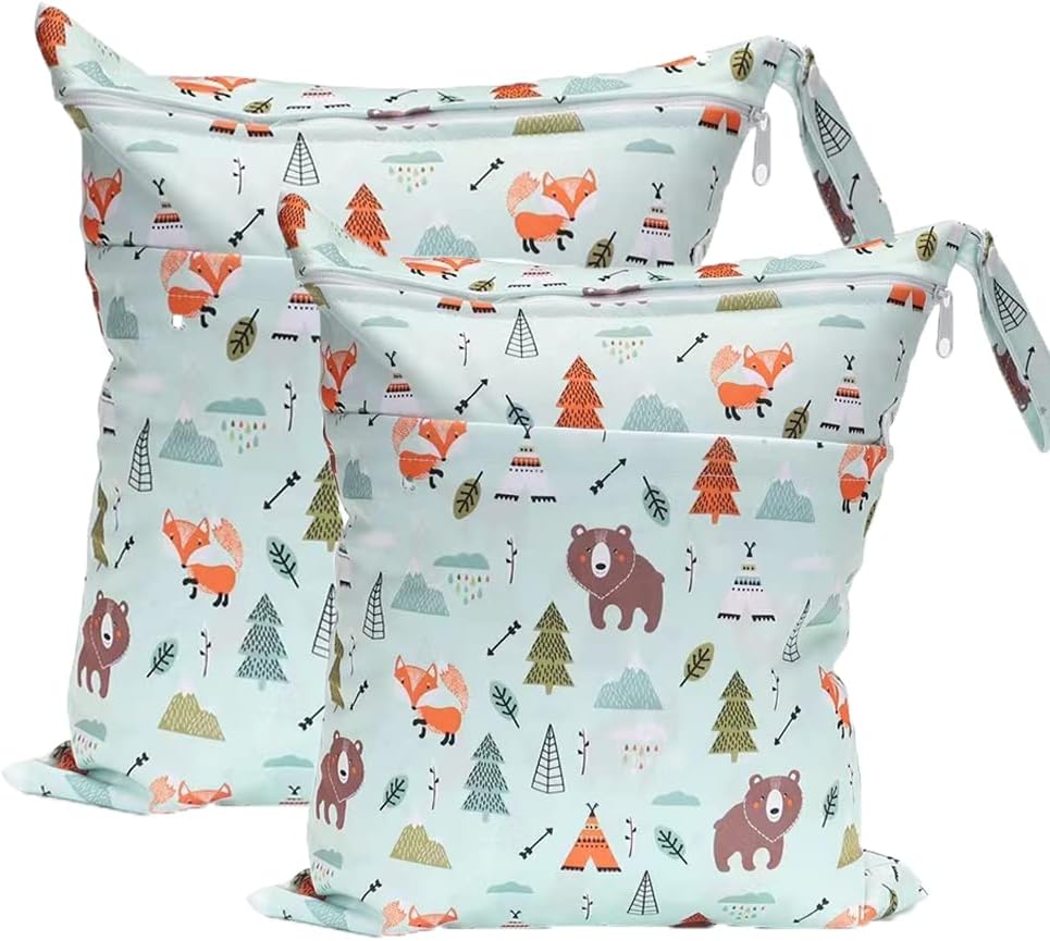 TRASUN Wetbag 2er Set für Kindergarten