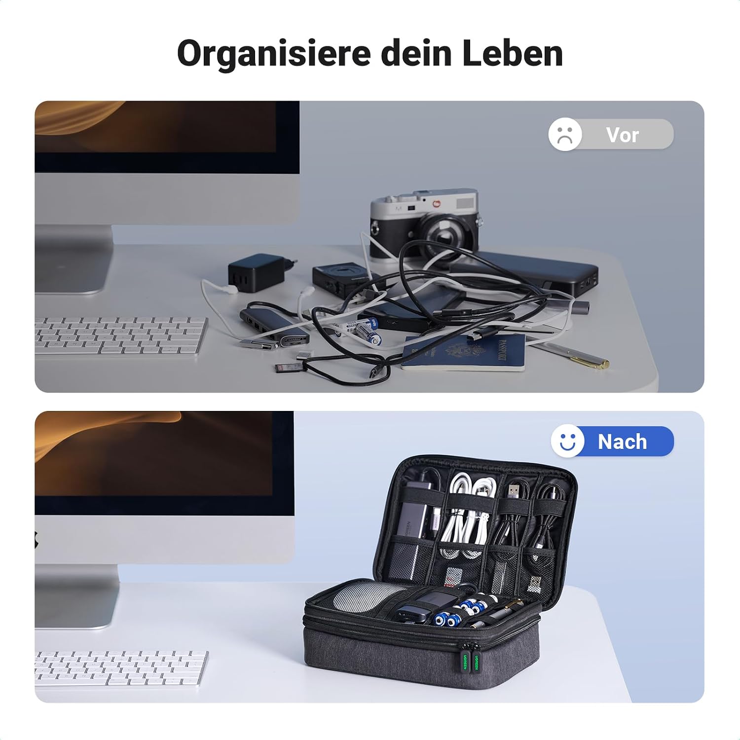 Thumbnail 1 de UGREEN Kabeltasche Reise Organizer