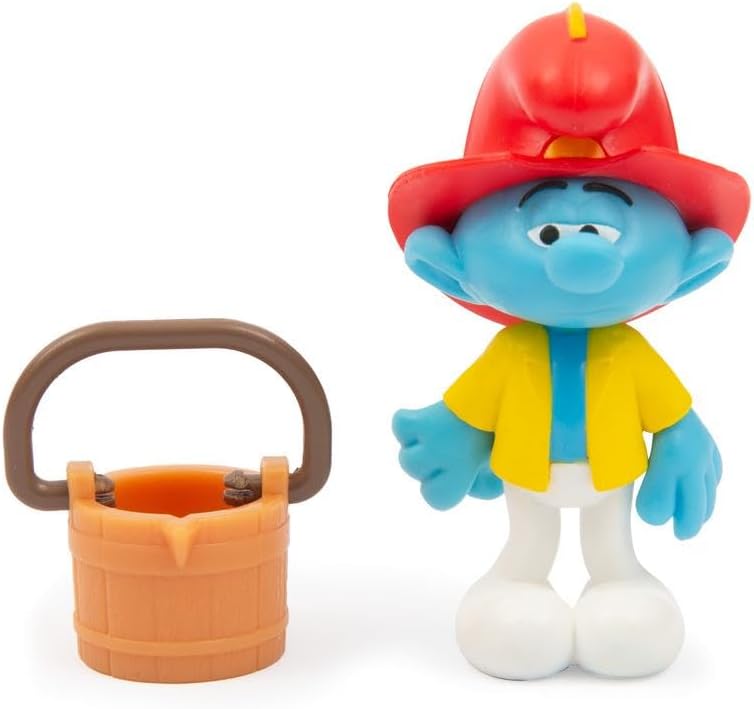 Detalle 2 de Giochi Preziosi I Puffi Playset Camion dei Pompieri con Puffo 5,5 cm 🚒