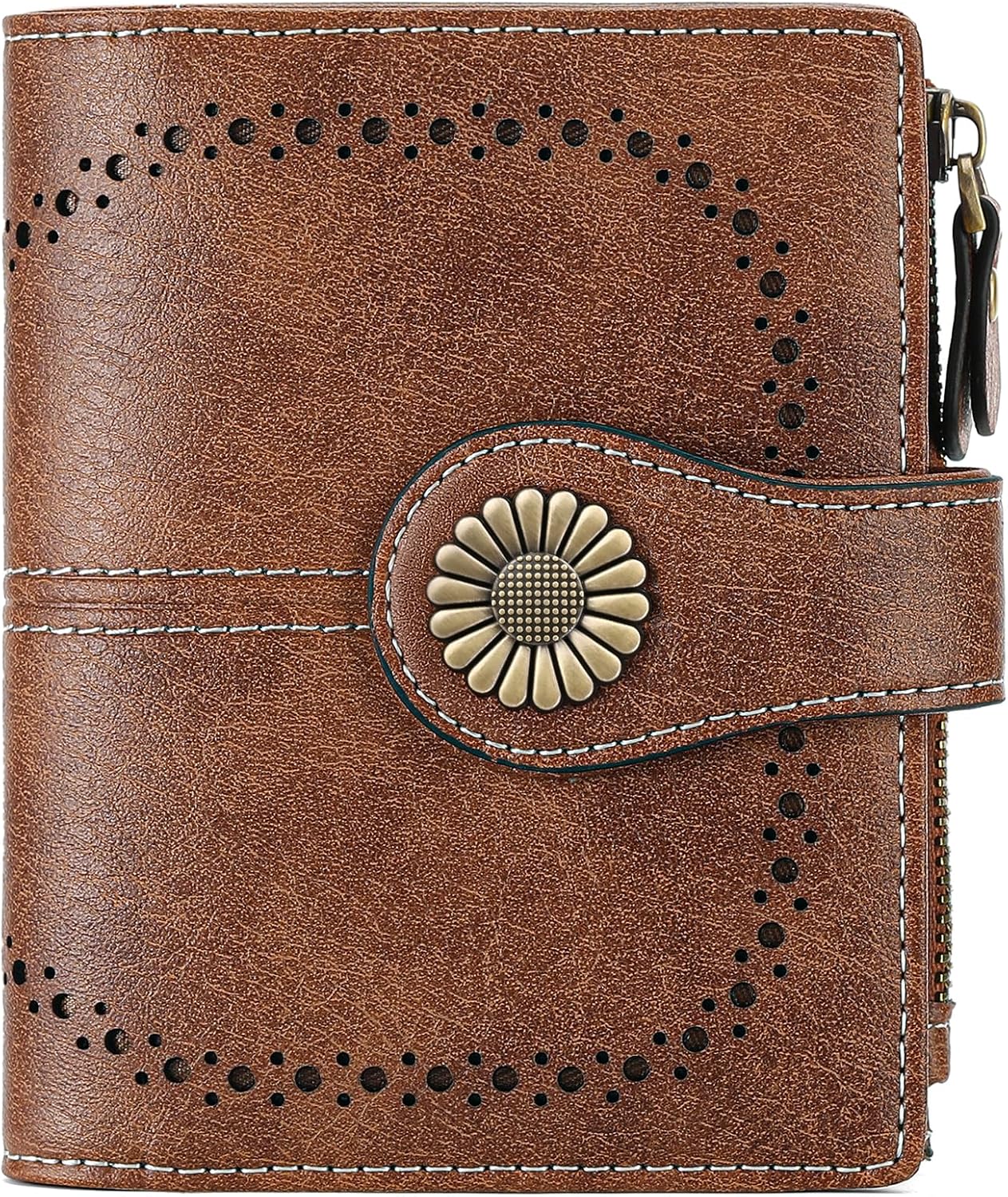 Thumbnail 6 de SENDEFN Bifold Leather Wallet with RFID Blocking and 16 Card Slots