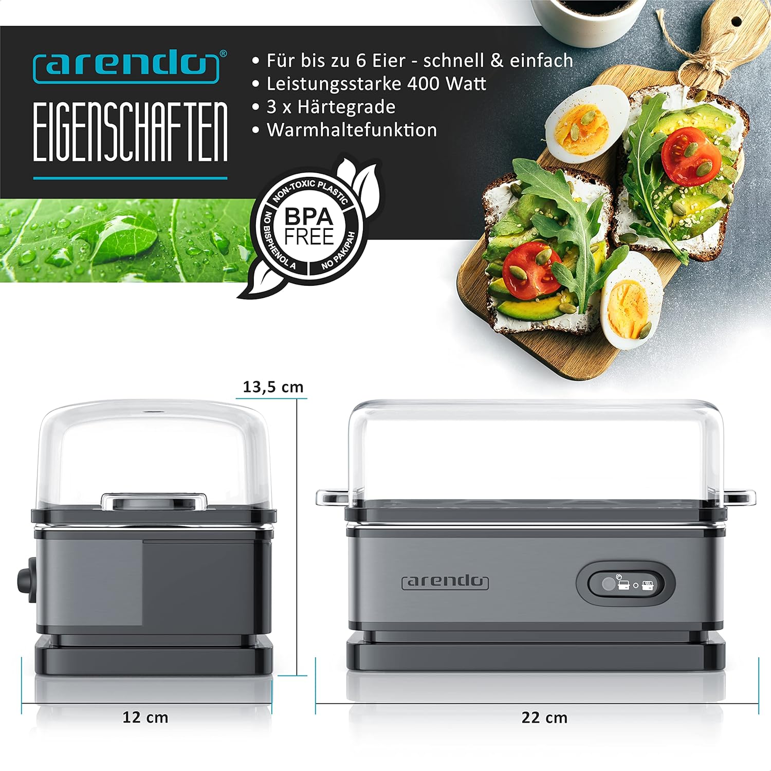 Thumbnail 1 de Arendo Sixcook Eierkocher 6 Eier