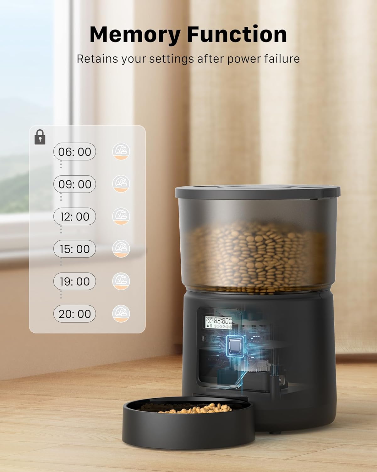 Thumbnail 5 de Automatic Cat Feeder 3L programmable bowl 🍽