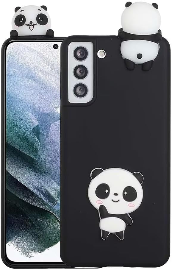 Detalle de SEHEYA Panda Hülle für Samsung Galaxy A36 5G – Silikon Smartphone-Hülle mit 3D Panda Motiv