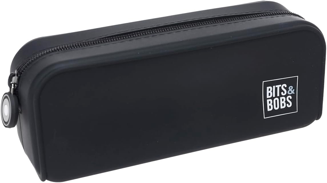 Grafoplás Estuche de Silicona Negro 20x7,5x7,5 cm: tacto suave, totalmente flexible y resistente al agua
