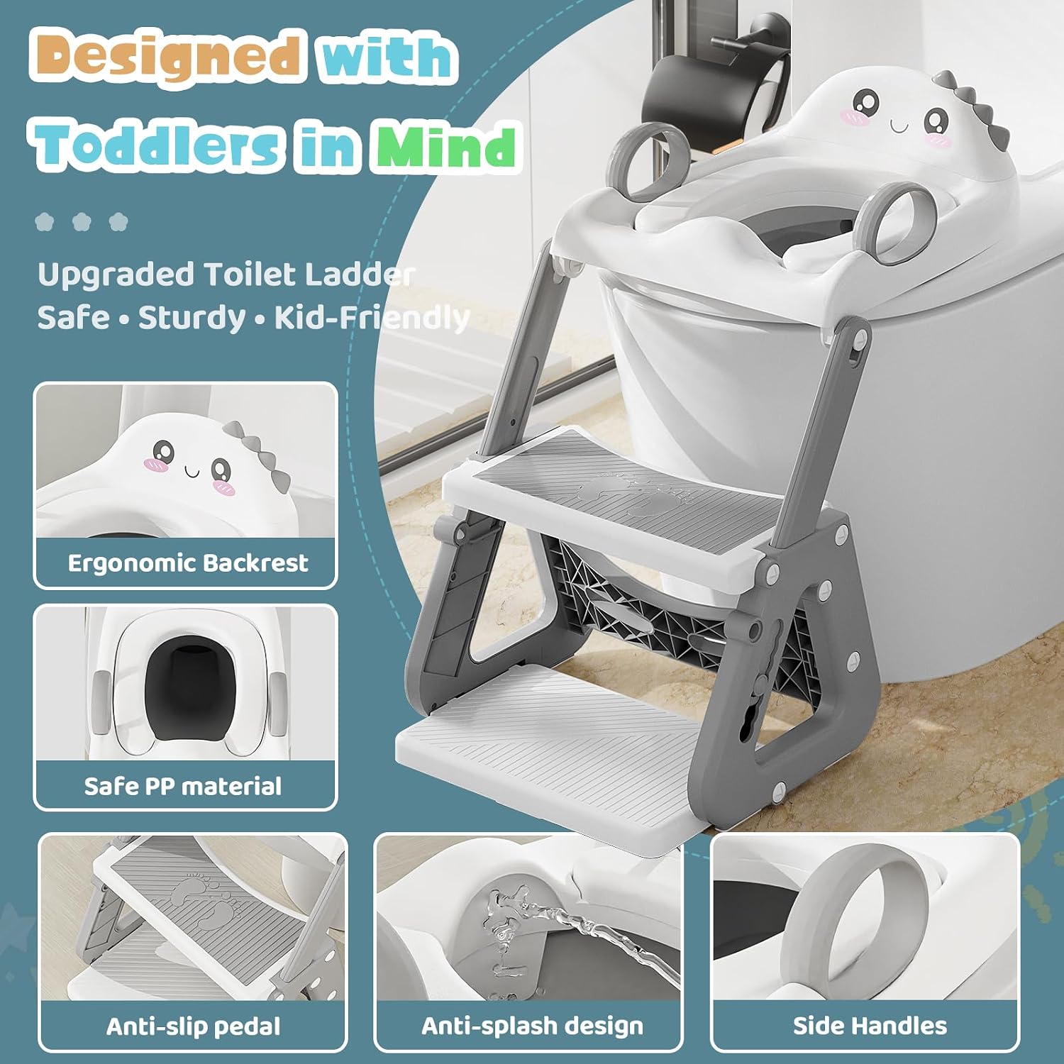 Thumbnail 5 de Potty Training Toilet Seat 2-in-1 🚽
