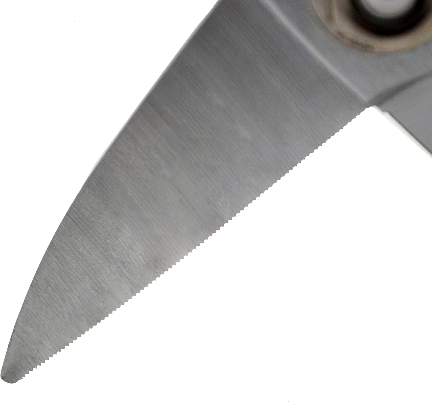Detalle de Miller KS 1 Kevlar-schaar met microgekarteld lemmet van staal