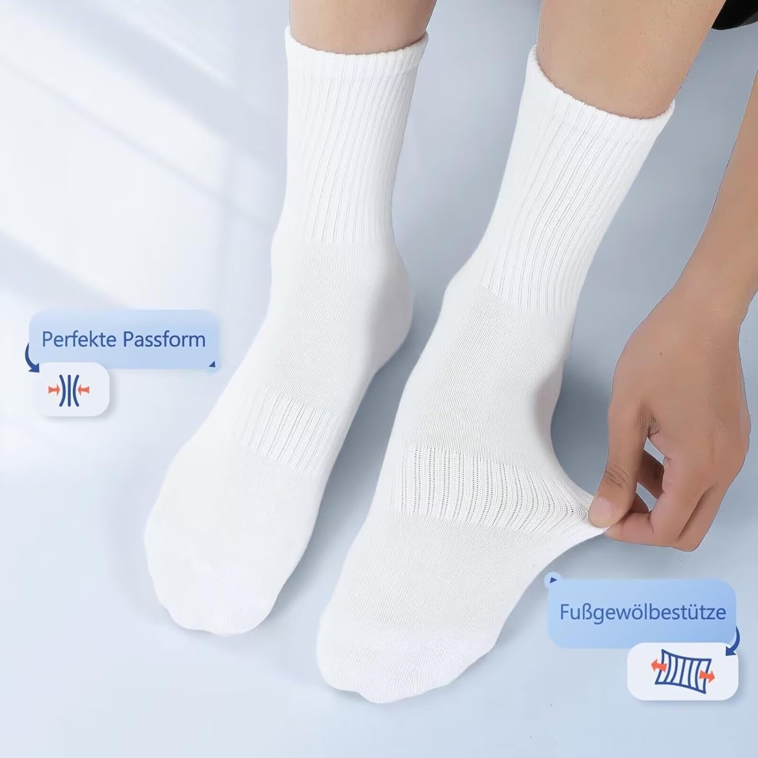 Thumbnail 3 de YouShow Sports Socks 6 Pairs Cushioned