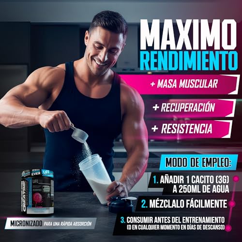 Thumbnail 3 de Creatina Monohidratada Creapure Life Pro – 250 g (Lollipop) de LIFE PRO NUTRITION