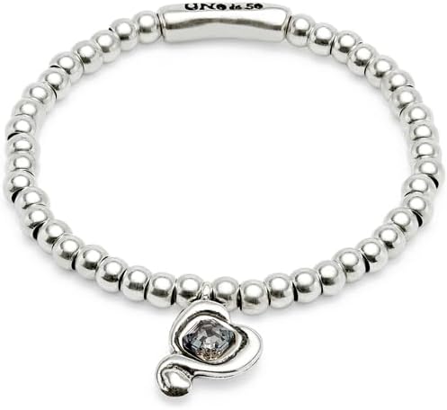 Uno de 50 Bracciale Collezione Expressive Being per donna, argento 925 – colore nero, taglia L, prodotto in Spagna