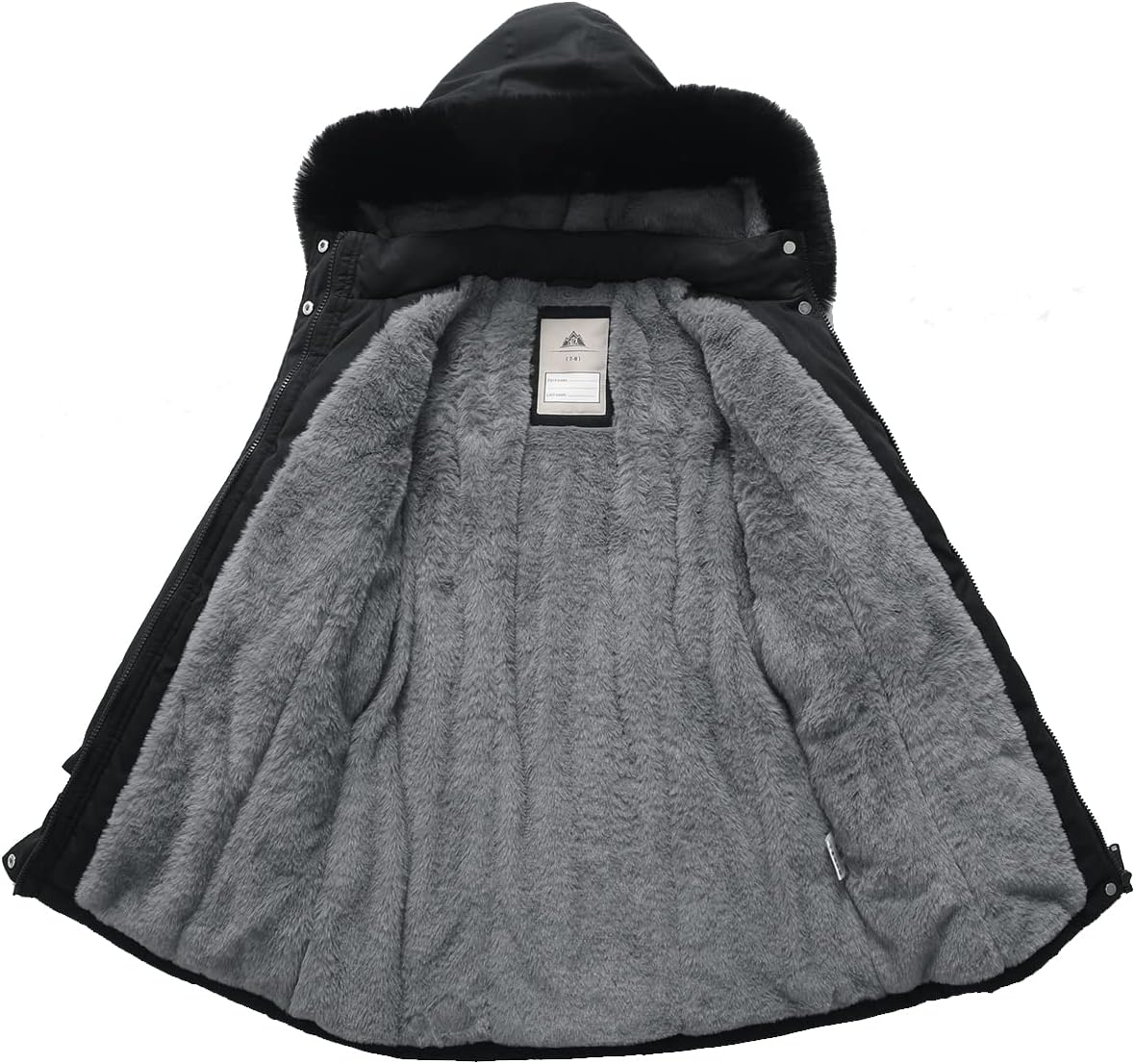 Detalle 2 de CICVSOC Girl's Long Waterproof Winter Coat 1️⃣