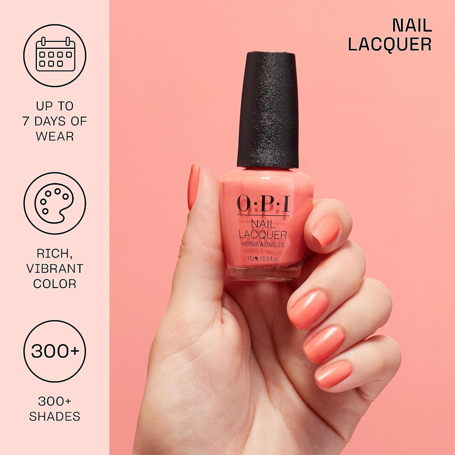 Detalle de OPI Nail Lacquer smalto blu e azzurro per unghie, 15 ml