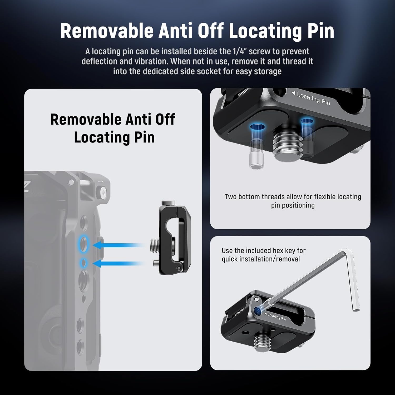 Thumbnail 3 de NEEWER UA073 Spring Loaded Cable Clamp