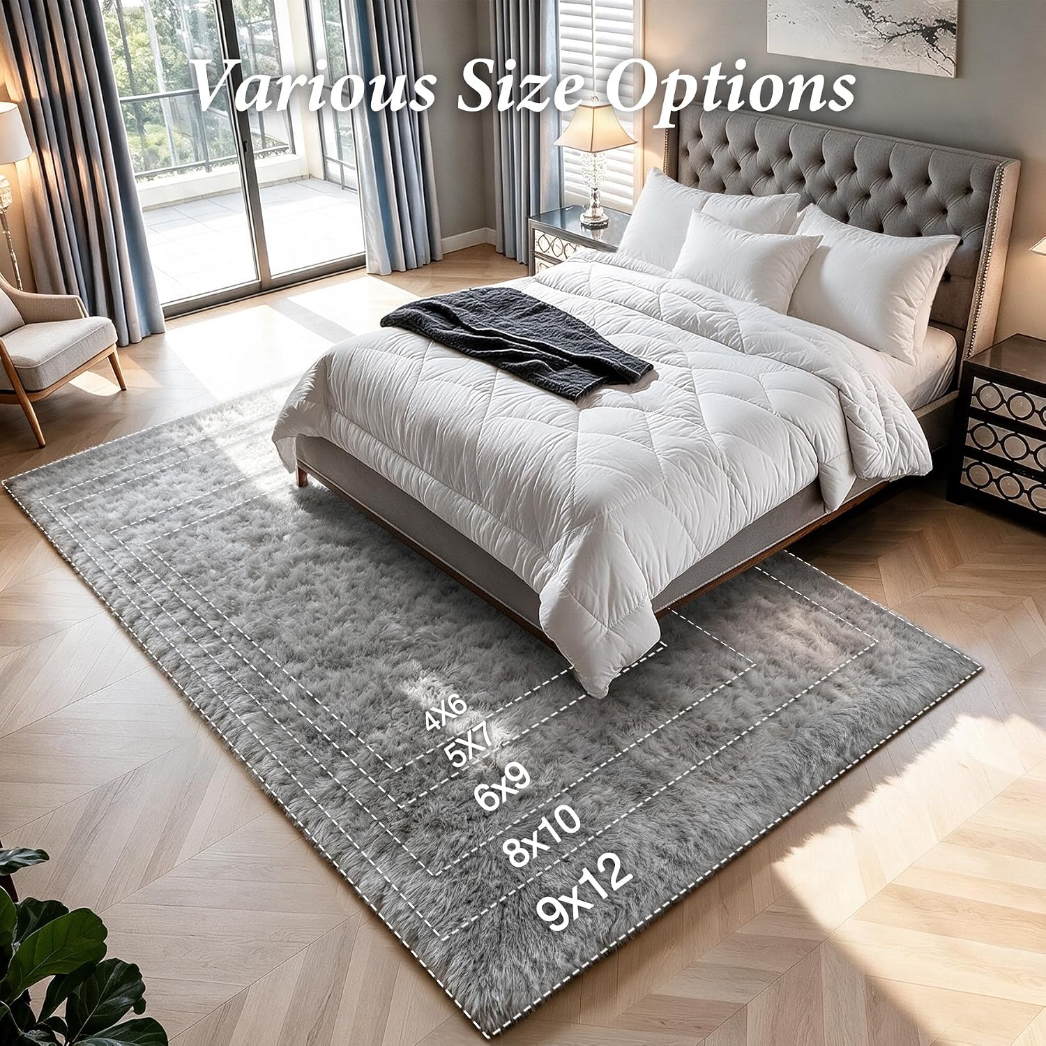 Detalle de Huiuhjirug Area Rug 4x6 ft