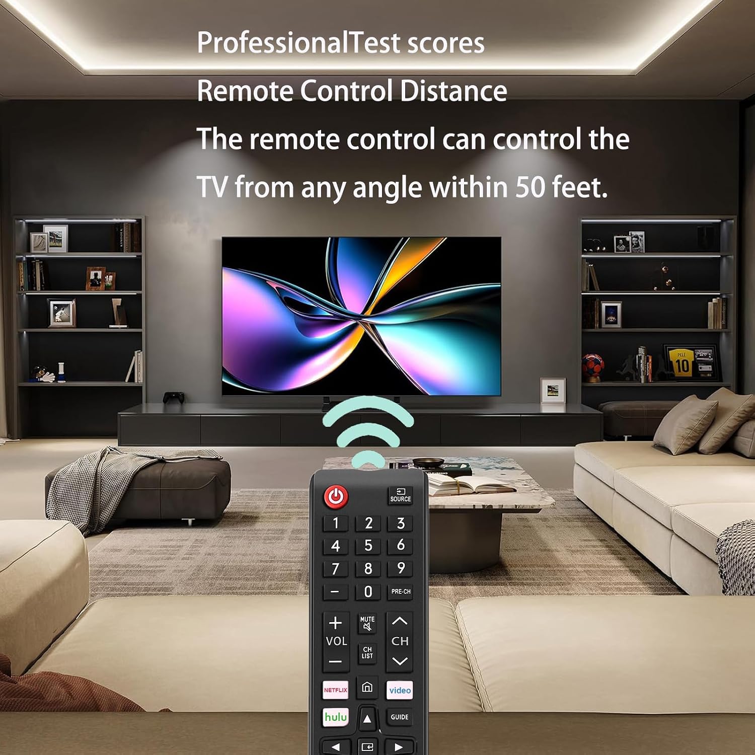 Thumbnail 2 de EONCHARM Universal Remote Control for Samsung TVs (IR) — No-Programming Replacement Remote