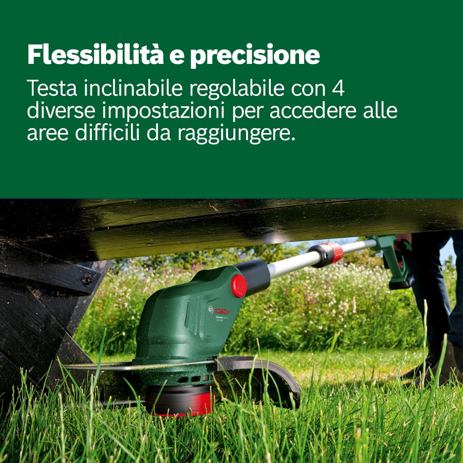 Thumbnail 4 de Bosch UniversalGrassCut 18V-26-500 tagliabordi a batteria: rifinitura bordi e prato fino a 26 cm