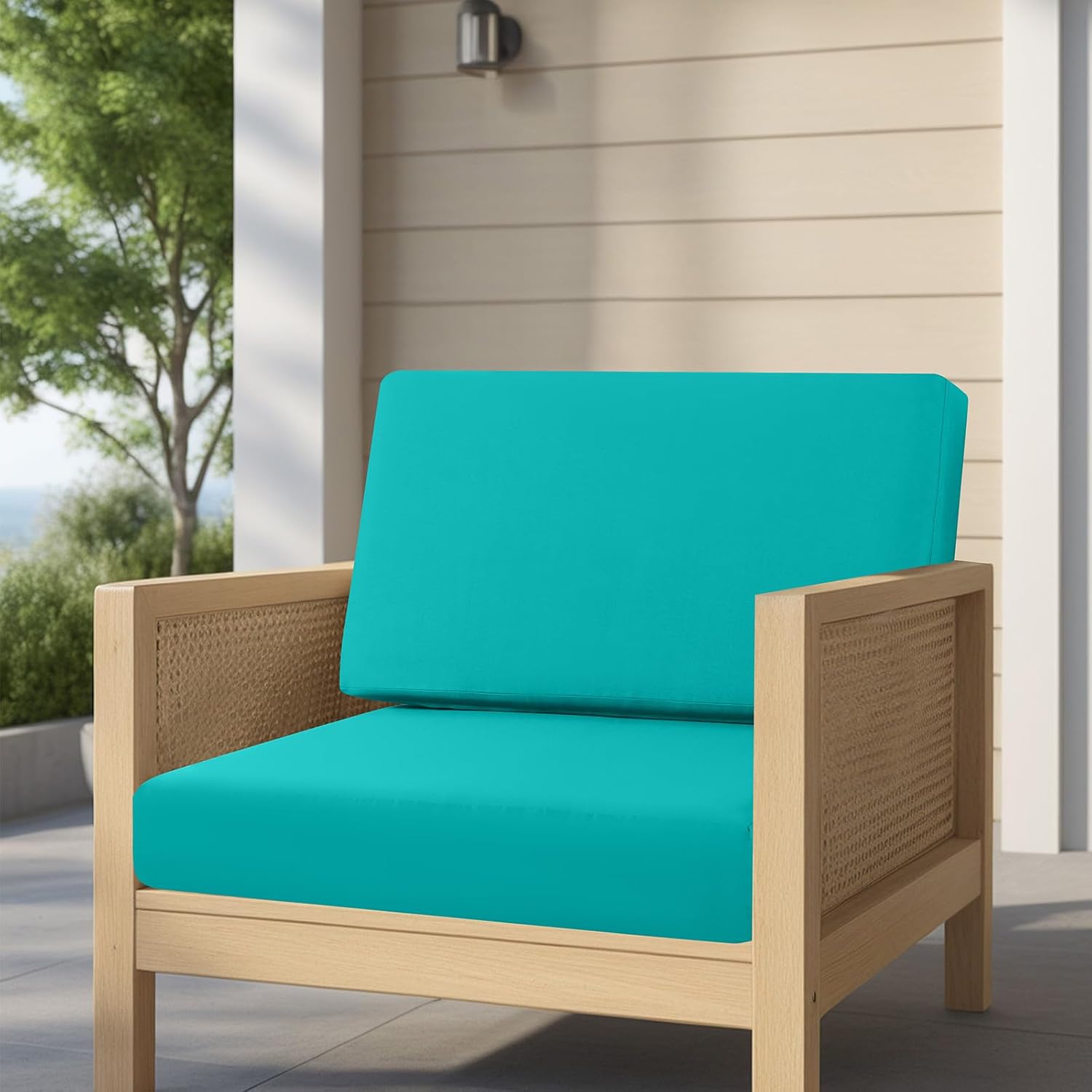 Detalle 2 de idee-home Outdoor Seat Cushions 28.5 x 28.5