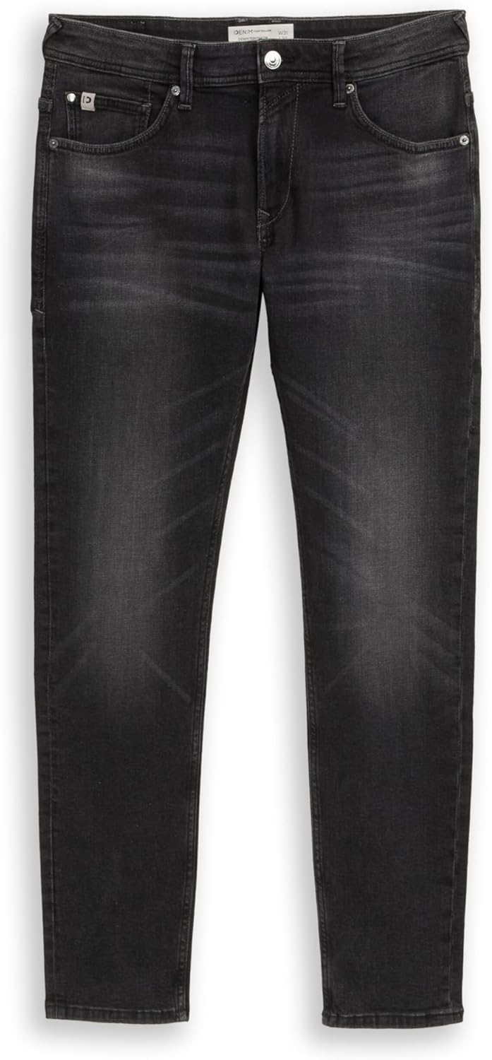 Detalle de TOM TAILOR Denim Herren Piers Slim Jeans – Slim Fit mit Stretch