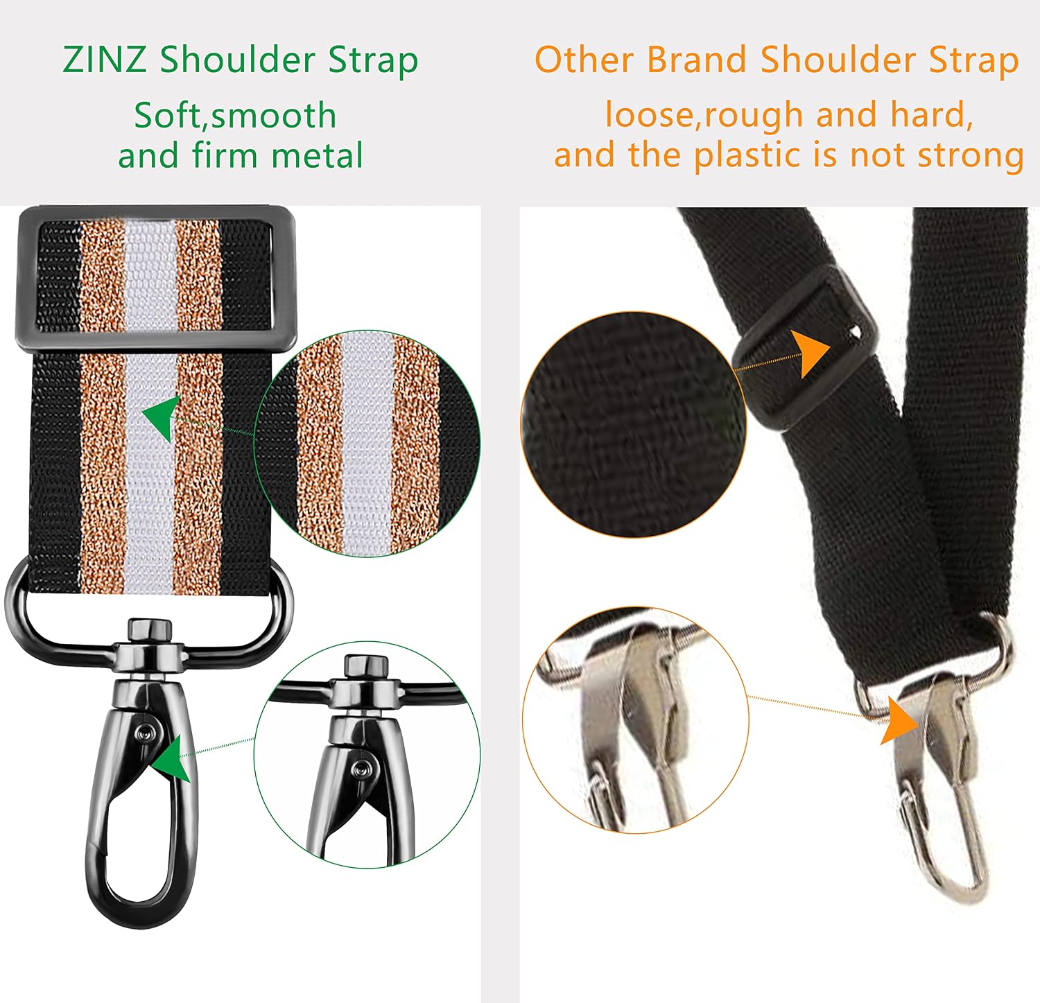 Detalle de ZINZ Verstellbarer Schultergurt 110–200 cm