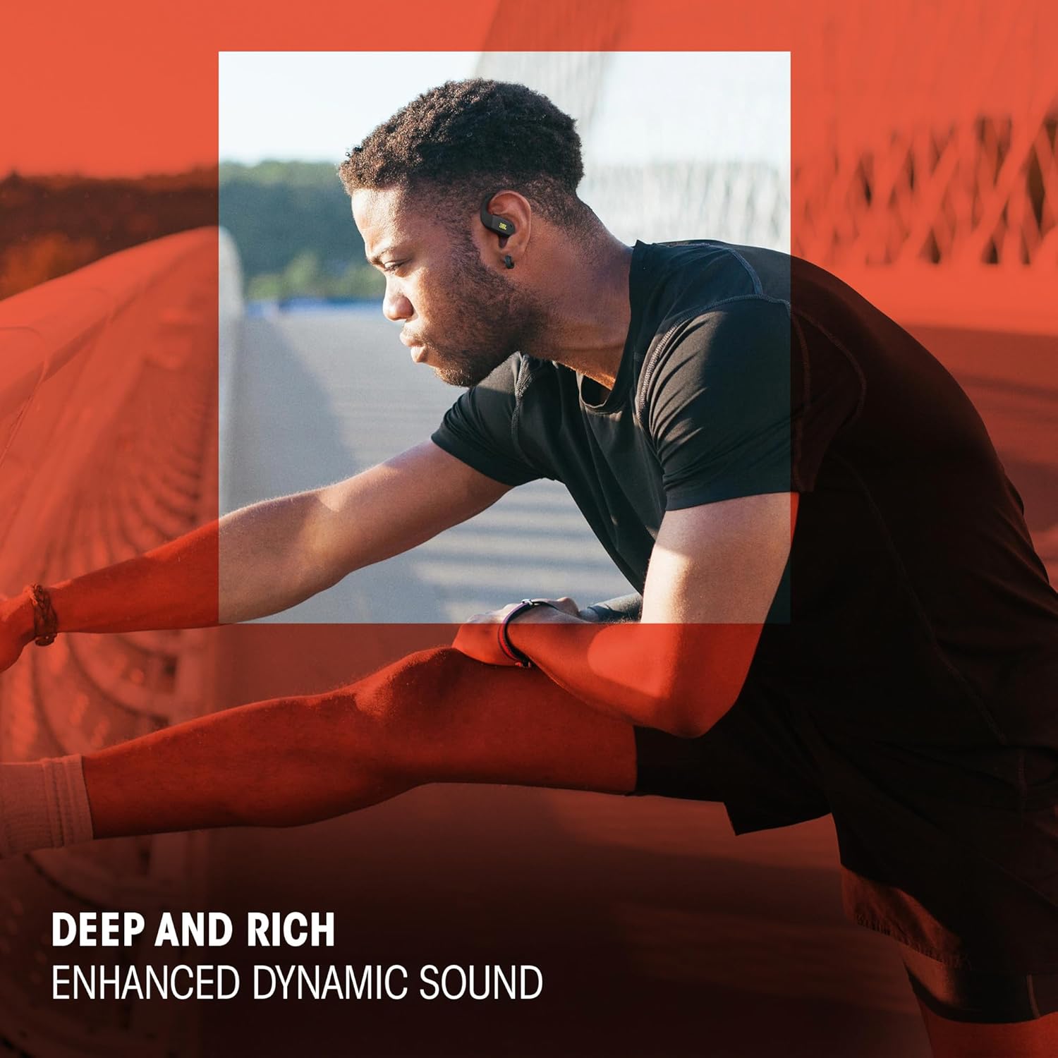 Thumbnail 2 de JBL Endurance Zone kabellose Open-Ear Sport-Kopfhörer mit Ohrbügel, OpenSound & 32 Stunden Spielzeit (IP68, Google Finder) – Weiß