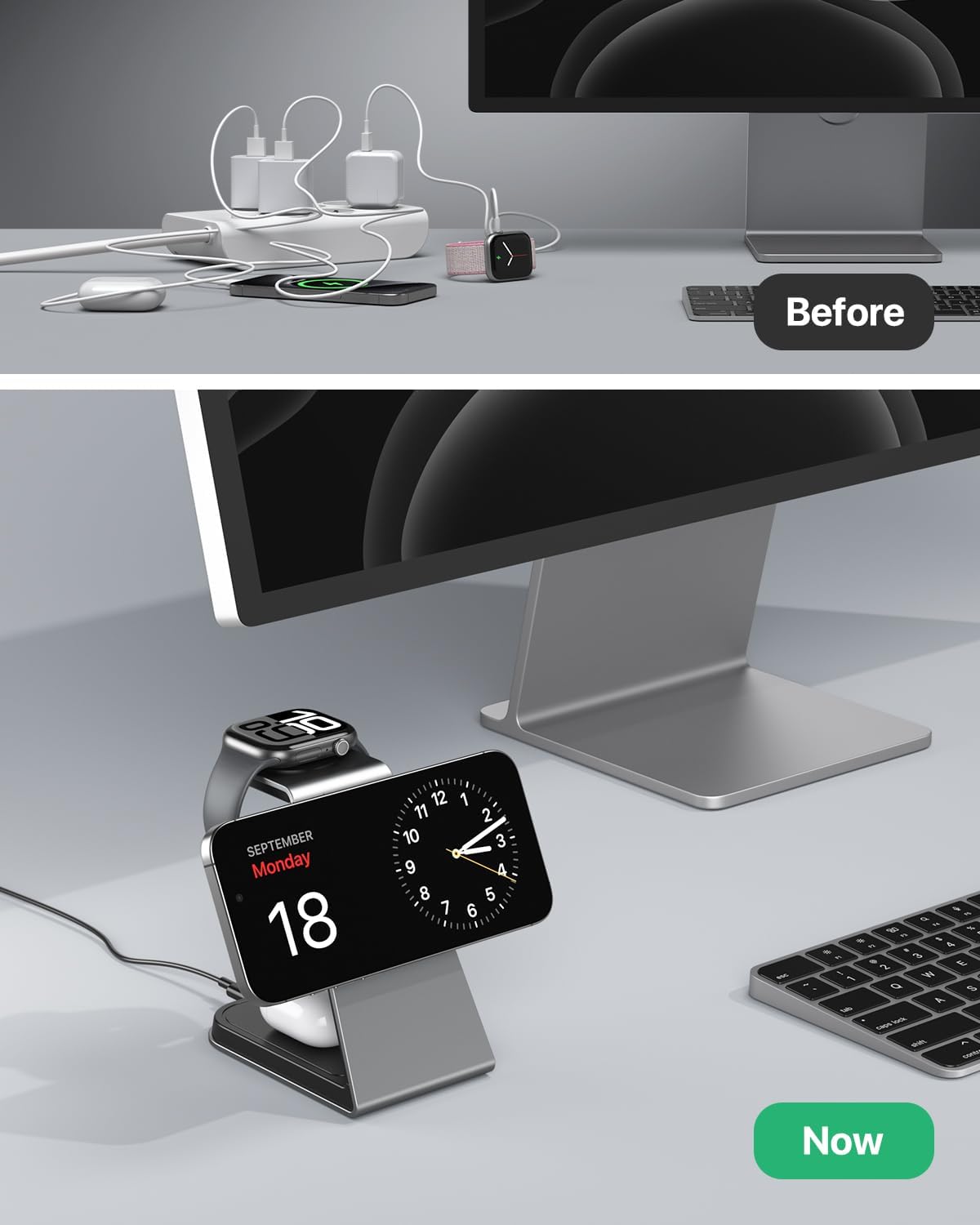 Thumbnail 6 de MagSafe 3 in 1 Wireless Charger Stand