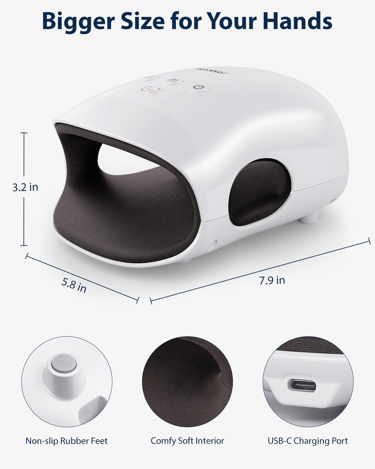 Thumbnail 5 de CINCOM Hand Massager with Heat and Compression 🤲