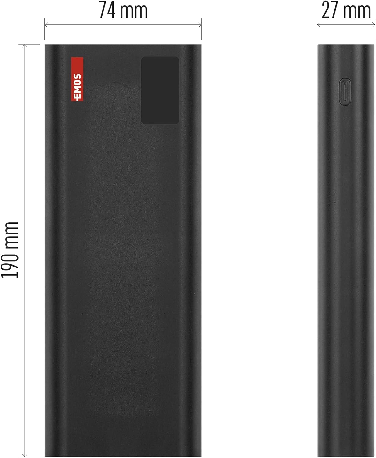Thumbnail 5 de EMOS NTBF30 – powerbank 27 000 mAh, USB-C PD 100 W i ładowanie przelotowe