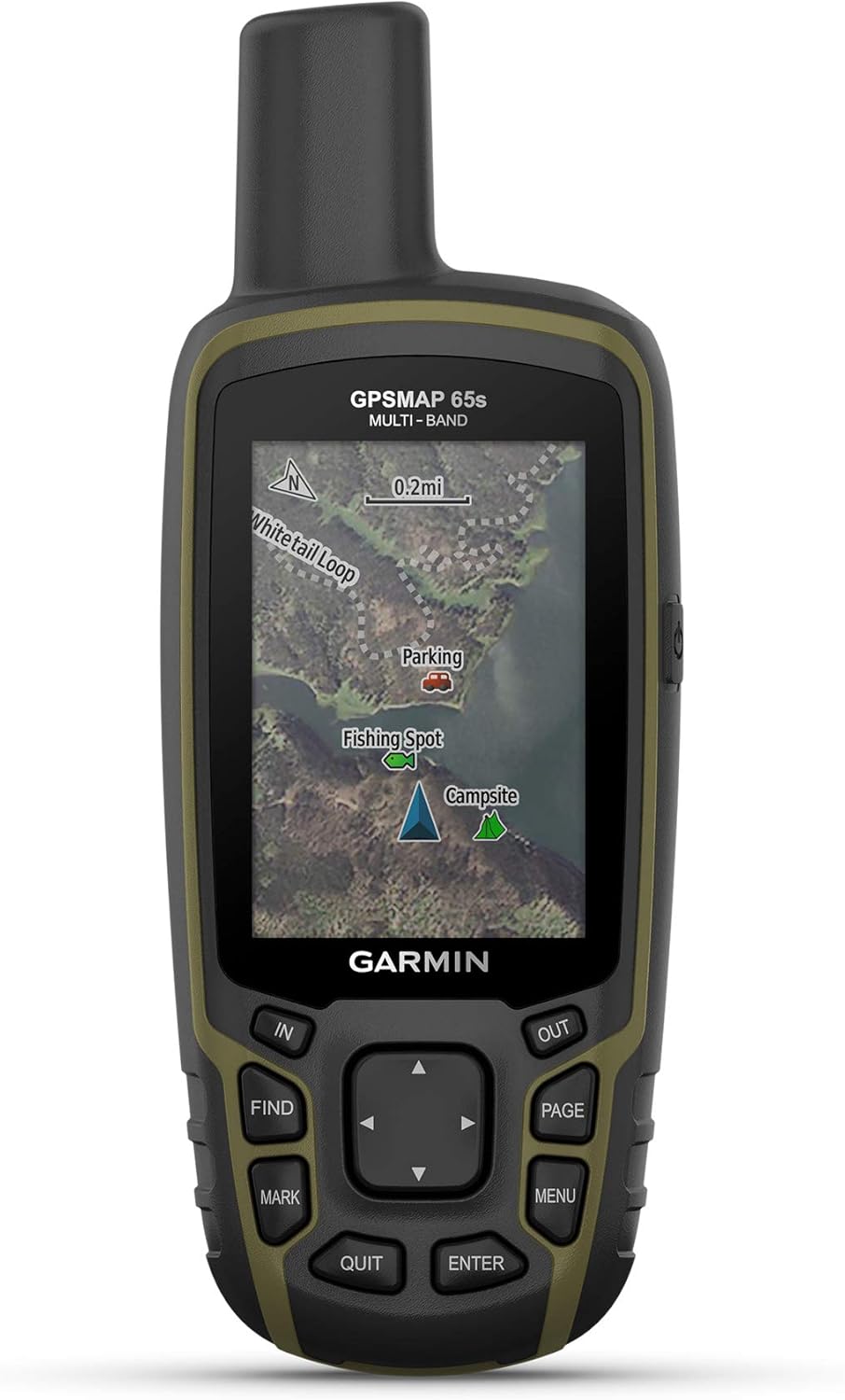 Thumbnail 1 de Garmin GPSMAP 65s handheld GPS with 2.6-inch color display, altimeter & compass