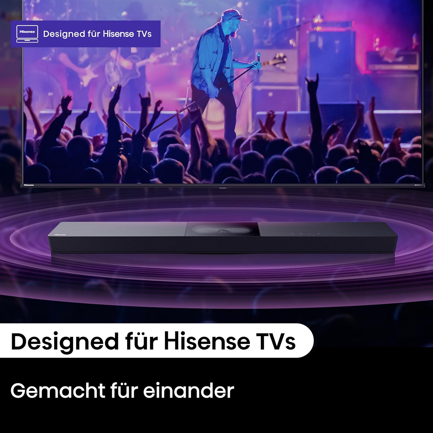 Thumbnail 5 de Hisense HS2000 2.1-Kanal Soundbar mit sichtbarem Built-in-Subwoofer und Dolby Audio
