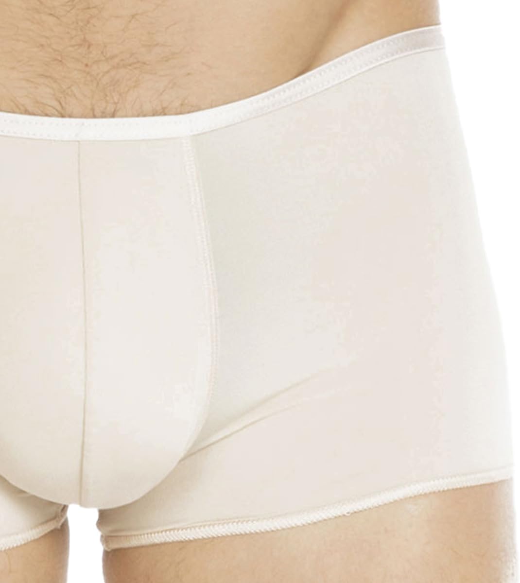 Thumbnail 3 de Hom Shorty Plumes (Blanc) – Maillot de bain homme en microfibre légère et invisible