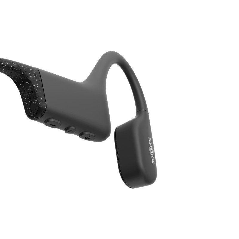 Detalle 2 de Shokz OpenSwim auriculares deportivos MP3 con conducción ósea y 4GB (negros)