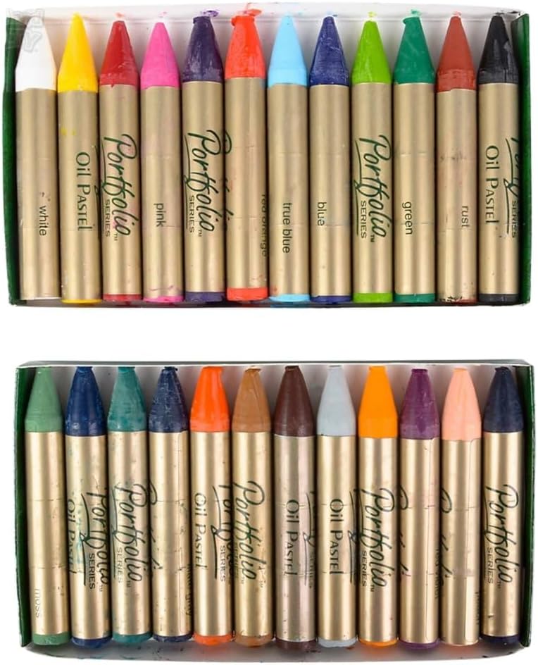 Detalle 2 de CRAYOLA 524628 オイルパステル 28色セット 金・銀入り