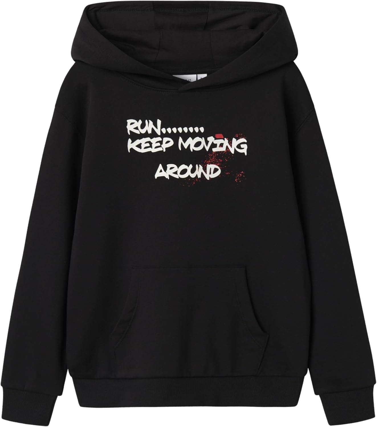 Detalle de NAME IT Nkmnotus LS Nreg Sweat Wh Bru Bambini e Ragazzi — felpa girocollo comoda per bambini