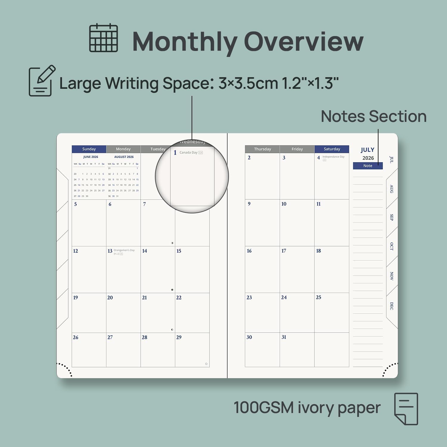 Detalle 2 de POPRUN Daily Planner 2026-2027