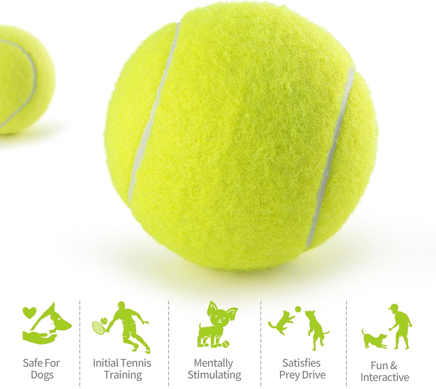 Thumbnail 6 de PHOEPET Tennis Balls, 6-Pack