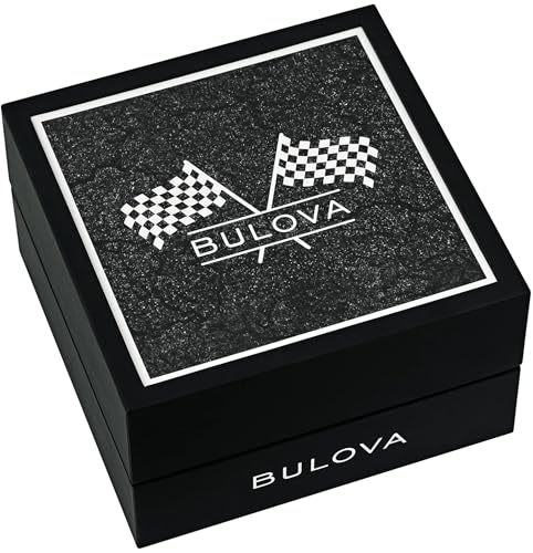 Thumbnail 7 de Bulova Watch 98B428 Nero — Cronografo in acciaio nero e cinturino in pelle