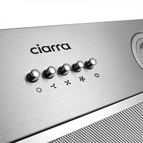 Thumbnail 5 de CIARRA CBCS5913A – Hotte aspirante encastrée 52 cm, 300 m³/h, 2 modes (évacuation ou recyclage)