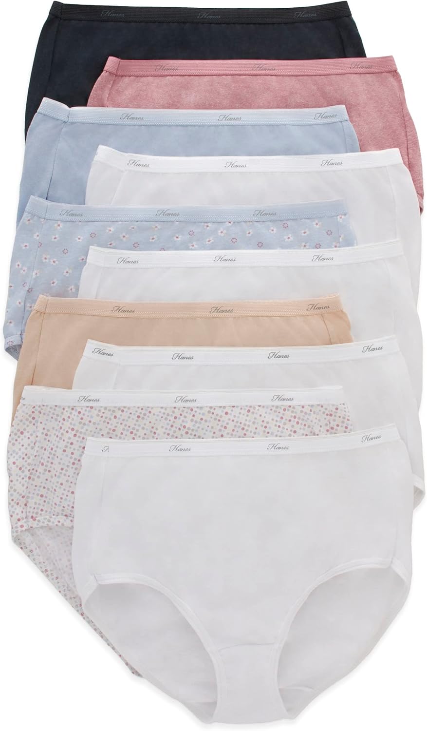 Thumbnail 6 de Hanes Women’s Underwear Pack (10-Pack) Full-Coverage Cotton-Blend Panties
