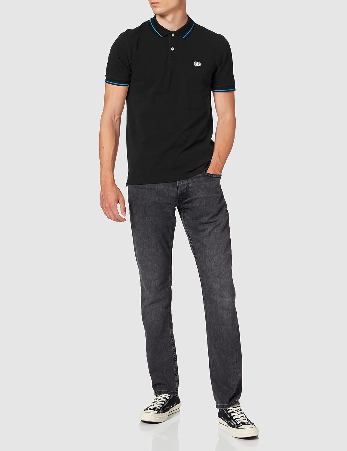 Detalle 2 de Lee Polo in piqué Uomo: comfort e stile per ogni occasione