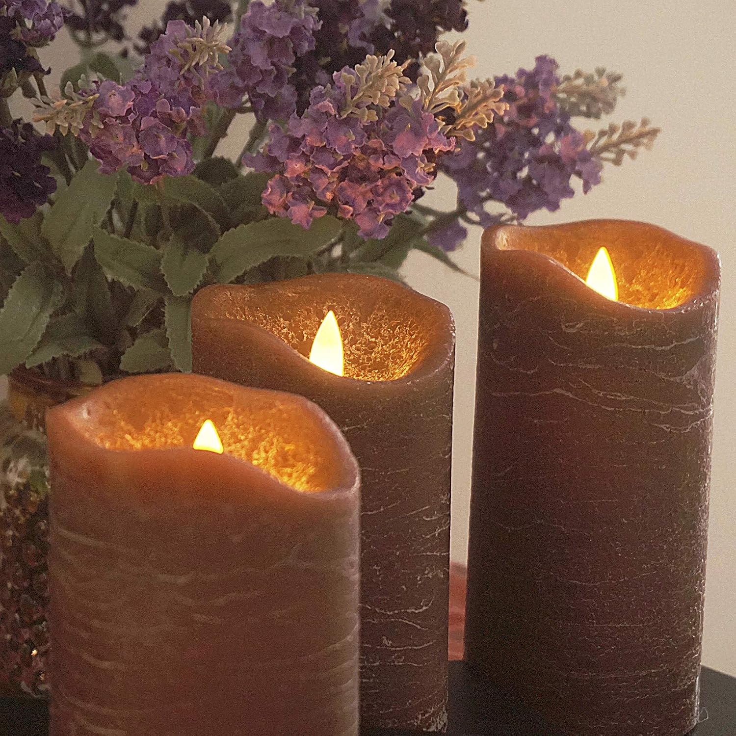 Detalle de Candle Choice Flameless Candles, Real Wax