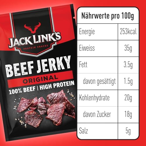 Thumbnail 1 de Jack Links Beef Jerky Original – 12er Pack (12 x 60g)