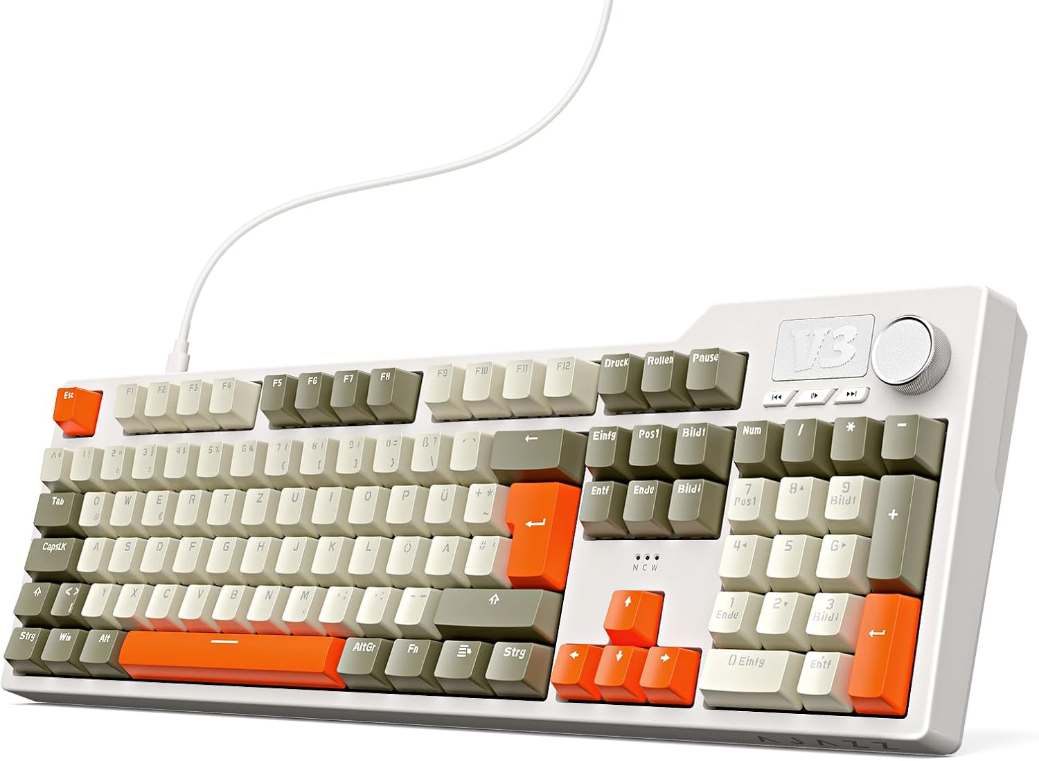 nacodex AJAZZ AK35I V3 mechanische Tastatur 104 Tasten ⌨️