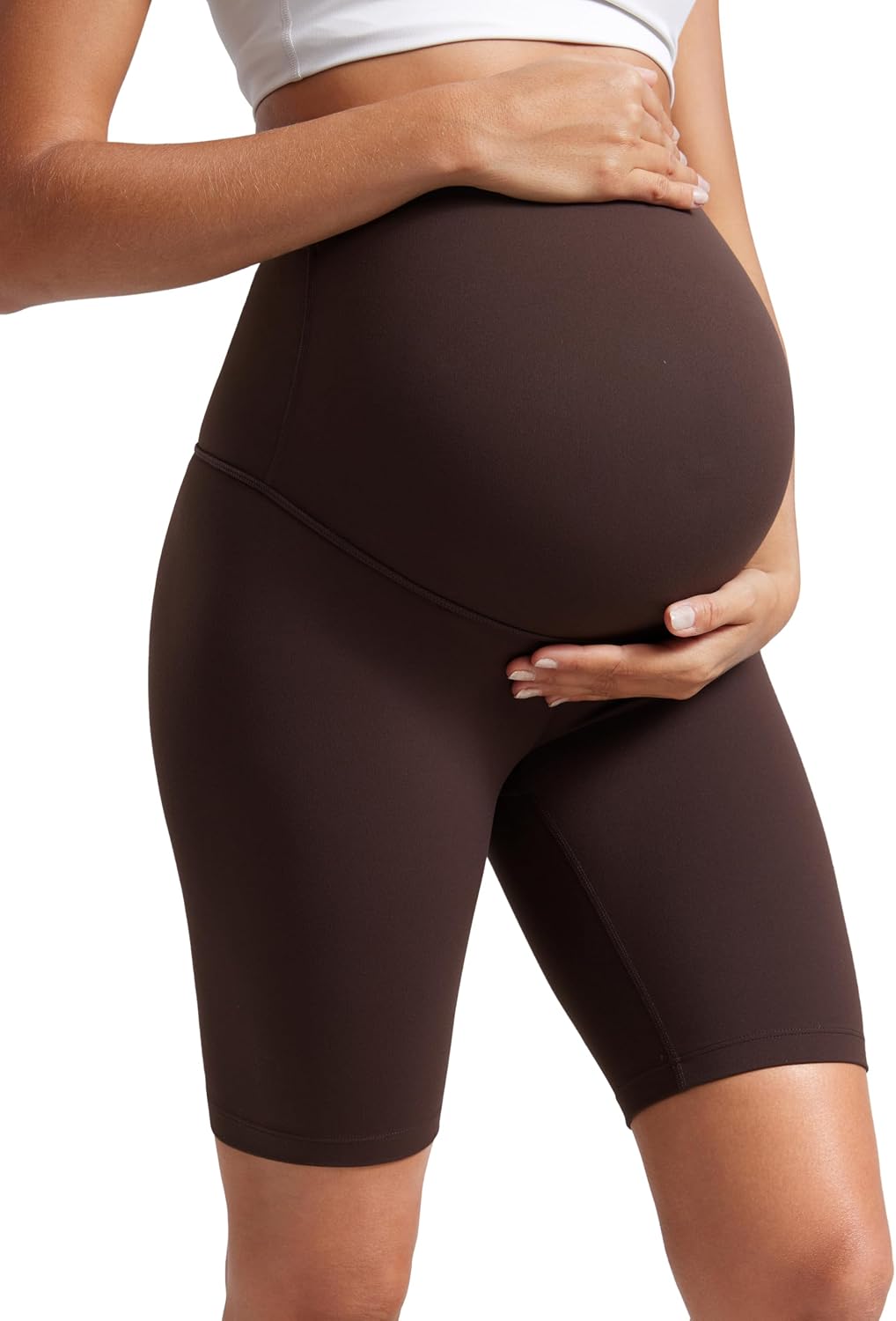 Detalle de CRZ YOGA Butterluxe short de maternité pour le yoga (femmes), longueur 20 cm