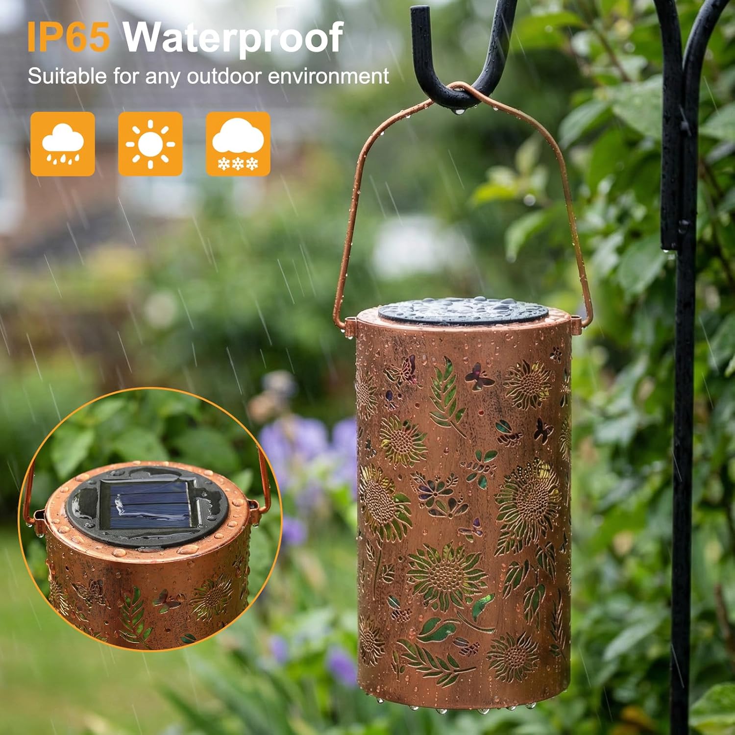 Thumbnail 2 de Sunflower Solar Lantern Outdoor Waterproof – Durable ZKLiLi Garden Light