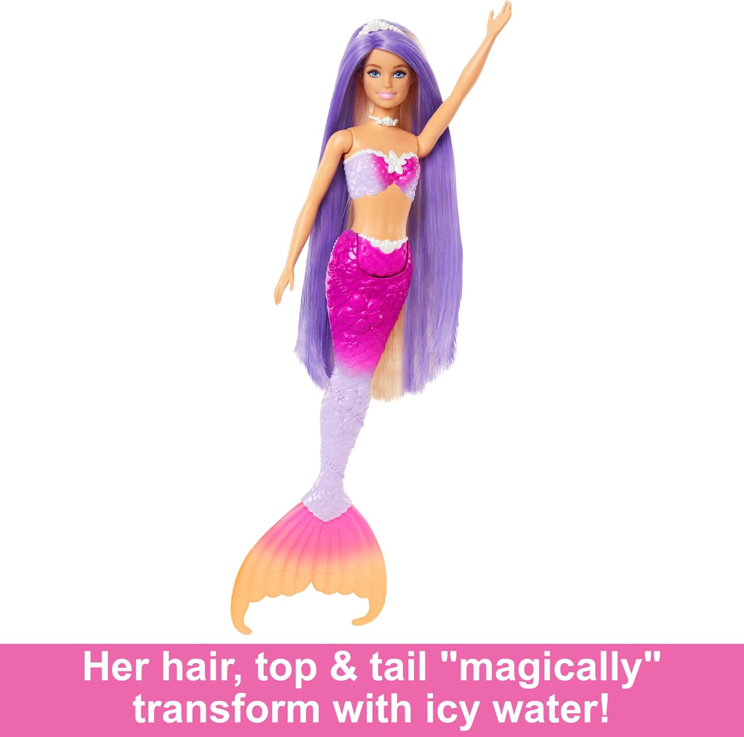 Thumbnail 3 de Barbie mermaid doll Malibu with 7.5 inch hair